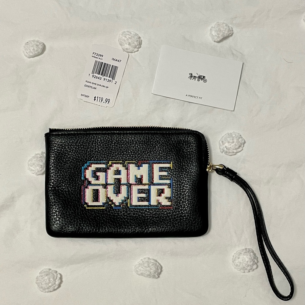 Coach X Pac Man wristlet